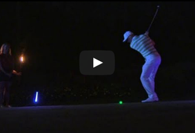 Glow in the Dark Golfing with Ben Crane and Bud Cauley